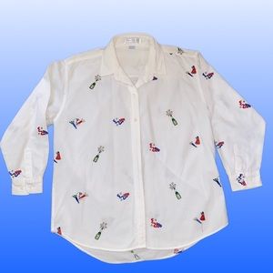 Vintage Casey Coleman New Year’s 2000 Dress Shirt